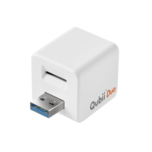 Amazon.co.jp: Maktar Qubii Duo USB Type A ホワイト (128GB microSD